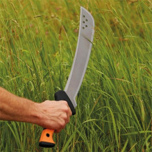 Garden tool - Fiskars Solid Machete 70cm stainless steel knife ergonomic handle black orange