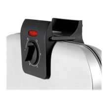 Waffle Maker - Unold Double Waffle Maker 48241, Non-Stick Plates, Adjustable Temperature, Black / Silver