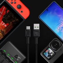 Green Cell Cable GC PowerStream USB-A - USB-C 200cm quick charge Ultra Charge, QC 3.0