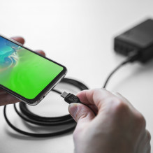 Green Cell Cable GC PowerStream USB-A - USB-C 120cm Ultra Charge, QC 3.0