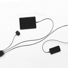 3 Green Cell GC Ray USB - Lightning laidų rinkinys (30 cm, 120 cm, 200 cm), skirtas iPhone, iPad, iPod, baltas LED, grei...