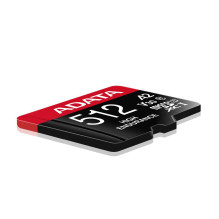 MEMORY MICRO SDXC 512GB W / AD. / AUSDX512GUI3V30SHA2-RA1 ADATAI