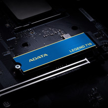 SSD, ADATA, LEGEND 710, 512GB, M.2, PCIE, NVMe, 3D NAND, Write speed 1000 MBytes / sec, Read speed 2400 MBytes / sec, TB