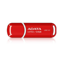 MEMORY DRIVE FLASH USB3.1 64GB / RED AUV150-64G-RRD ADATA