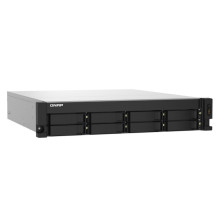 Tinklo Prijungtas Saugojimas - QNAP TS-832PXU NAS Rack 2U, AL324, 8 Įlankos, 16GB DDR4, 2 LAN, 4 USB 3.2, Juodas