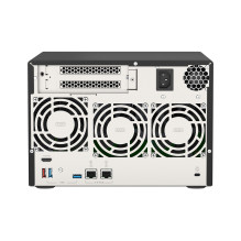 NAS Serveris - QNAP TVS-675 NAS Tower KX-U6580 8-Core 8GB DDR4 6-Bay Dual Ethernet LAN Juoda