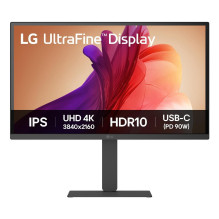 LCD Monitor, LG, 27 ", 3840 x 2160 pixels, 4K Ultra HD, Native aspect ratio 16:9, Flat, 27U730A-B