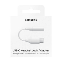 Samsung Headphone Adapter 3.5mm Mini Jack (Female) - USB Type C (Male) White (EE-UC10JUWEGWW)