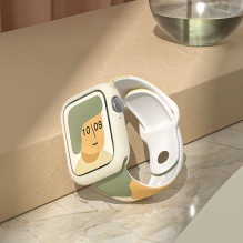 Silicone Strap Moro Watch Bracelet Band for Apple Watch 42 / 44 / 45 / 49 mm - Pattern 1