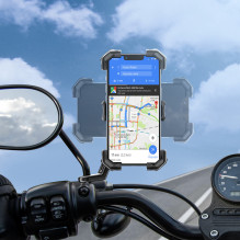 Joyroom motorcycle phone holder black (JR-ZS288-m) Joyroom motorcycle phone holder black (JR-ZS288-m)