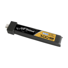 Tattu LiPo 300mAh 3.8V 75C 1S1P HV BT2.0.5 akumuliatoriai (5 vnt.)