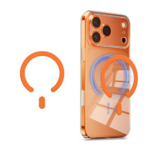„MagSafe Tech-Protect MMP-200“ magnetinis telefono žiedas – oranžinis