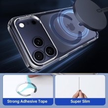 MagSafe Tech-Protect MMP-200 Magnetic Ring for Phone - Navy Blue