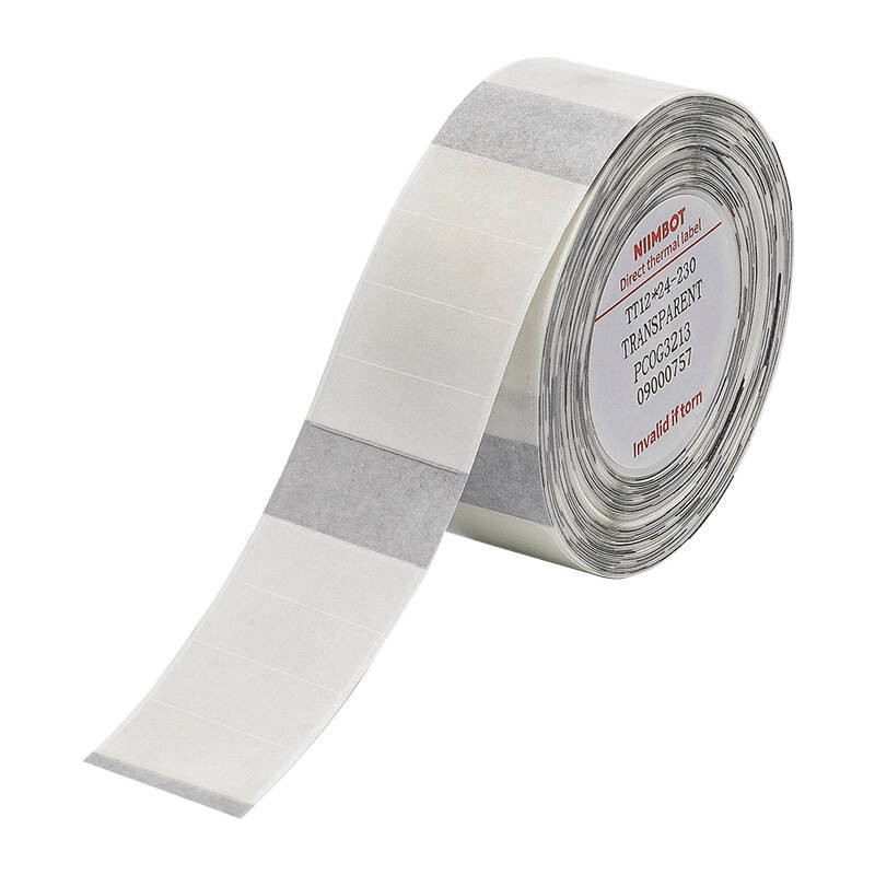 „Niimbot 12x24“ terminiai lipdukai, 230 vnt. (skaidrūs)