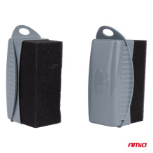 Car tire applicator in a plastic case, soft sponge 2 pcs. AMIO-04019