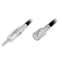 Adapter antenowy ISO-DIN przewód wtyk prosty