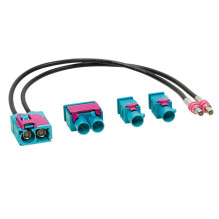 Adapter antenowy Fakra(m)(komplet) Fakra(f)(podwójny)