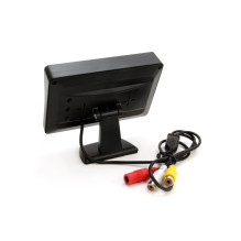 Zestaw czujników parkowania TFT01 4,3" z kamerą HD-315-LED 4 sensory srebrne