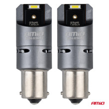 LED bulbs FULL CANBUS PRO BA15S P21W 2x1860SMD white 12V 24V AMIO-03603 LED bulbs FULL CANBUS PRO BA15S P21W 2x1860SMD white 12V 24V AMIO-03603