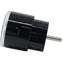 Shelly Plug PM Gen3 Matter 13A išmanusis lizdas, juodas