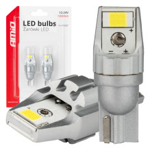 LED CANBUS Bulbs T15 W16W 2SMD 3570 White 12V 24V AMIO-04257 LED CANBUS Bulbs T15 W16W 2SMD 3570 White 12V 24V AMIO-04257