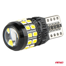 LED CANBUS lemputės T10 W5W 27SMD 2016 baltos 12V 24V AMIO-04258 LED CANBUS lemputės T10 W5W 27SMD 2016 baltos 12V 24V AMIO-04258
