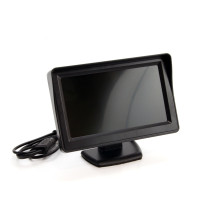Zestaw czujników parkowania TFT01 4,3" z kamerą HD-305 LED 4 sensory srebrne Zestaw czujników parkowania TFT01 4,3" z kamerą HD-305 LED 4 sensory srebrne