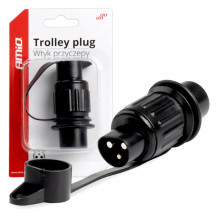 Wtyczka elektryczna 3 PIN złącze 3 pinowe AMIO-03213 Wtyczka elektryczna 3 PIN złącze 3 pinowe AMIO-03213