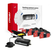 Parking sensor kit for camera and internal LCD display 16.5mm AMIO-02993