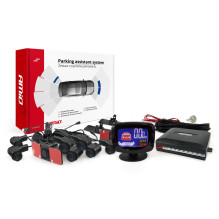 Zestaw czujników parkowania czujniki cofania LED GRAF 8 sensorów czarne wewnętrzne 16,5 mm AMIO-02258
