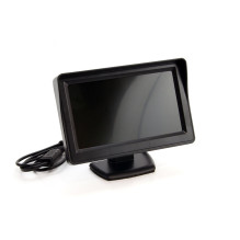 Wyświetlacz monitor do kamery cofania TFT01 4,3" kolor AMIO-01020