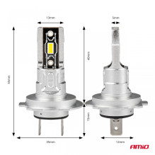 LED automobilių lemputės H-mini serijos H7 H18 6500K Canbus AMIO-03332