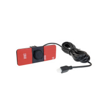 Zestaw czujników parkowania cofania Buzzer 4 sensory czarne wewnętrzne 16,5 mm AMIO-02253