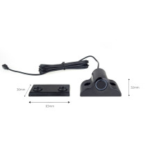 Zestaw czujników parkowania cofania Buzzer 4 sensory czarne TRUCK BUS 19 mm AMIO-02278