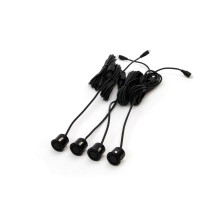 Zestaw czujników parkowania cofania Buzzer 4 sensory czarne "GOLD" 18 mm AMIO-01576