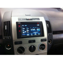 Ramka radiowa 2 DIN Toyota Corolla Verso (E12) 2004 - 2009 srebrna