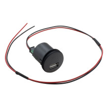 Zasilacz samochodowy USB A gniazdo 12V / 5V / 1x2,1A
