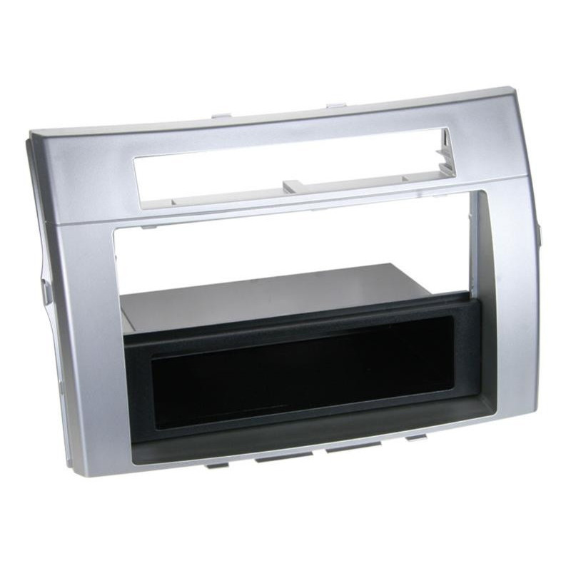 Ramka radiowa Toyota Corolla Verso (E12) 2004- 2009 srebrna