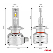 X2 Series H7 6500K Canbus LED Car Bulbs AMIO-02973 X2 Series H7 6500K Canbus LED Car Bulbs AMIO-02973