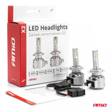 X2 Series H7 6500K Canbus LED Car Bulbs AMIO-02973 X2 Series H7 6500K Canbus LED Car Bulbs AMIO-02973