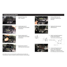 Ramka radiowa 2 DIN Mitsubishi Mirage 02 / 2013 - , Space Star (A00) 02 / 2013- Ramka radiowa 2 DIN Mitsubishi Mirage 02 / 2013 - , Space Star (A00) 02 / 2013-