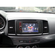 Ramka radiowa 2 DIN Mitsubishi Lancer (CYO / CYOG / CZO) 2007-