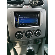 Ramka radiowa 2 Din Ford FOCUS,C-MAX,S-MAX,GALAXY,MONDEO-07,KUGA,S-MAX 07 ,Ford Transit Connect Srebrna Ramka radiowa 2 Din Ford FOCUS,C-MAX,S-MAX,GALAXY,MONDEO-07,KUGA,S-MAX 07 ,Ford Transit Connect Srebrna