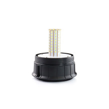 Lampa ostrzegawcza błyskowa kogut 80 LED magnes R10 12V 24V W09M AMIO-01502