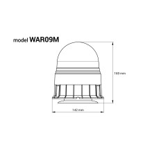 Lampa ostrzegawcza błyskowa kogut 80 LED magnes R10 12V 24V W09M AMIO-01502 Lampa ostrzegawcza błyskowa kogut 80 LED magnes R10 12V 24V W09M AMIO-01502
