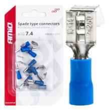 Konektory żeńskie rozgałęźne płaskie 7.4 1.5-2.5mm2 15A 10 szt. AMIO-03069 Konektory żeńskie rozgałęźne płaskie 7.4 1.5-2.5mm2 15A 10 szt. AMIO-03069