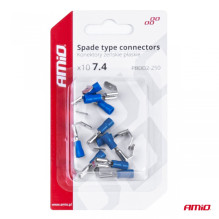 Konektory żeńskie rozgałęźne płaskie 7.4 1.5-2.5mm2 15A 10 szt. AMIO-03069 Konektory żeńskie rozgałęźne płaskie 7.4 1.5-2.5mm2 15A 10 szt. AMIO-03069