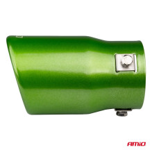 Exhaust muffler tip stainless steel green AMIO-04071