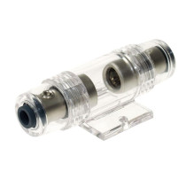 Oprawa bezpiecznika AGU na przewód 10 - 20 mm ² srebrna