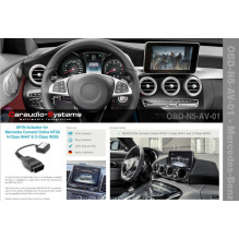 Odblokowanie AV-IN Mercedes Comand Online NTG5 V-Classe W447, C-Classe W205